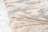 Light Peach Pink and Gray Camouflage Open Weave Sweater Knit Fabric 3 yards